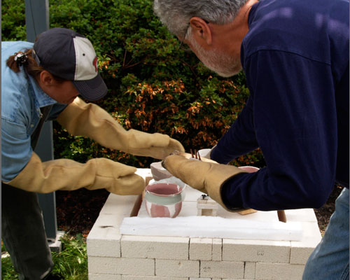 loading the kiln